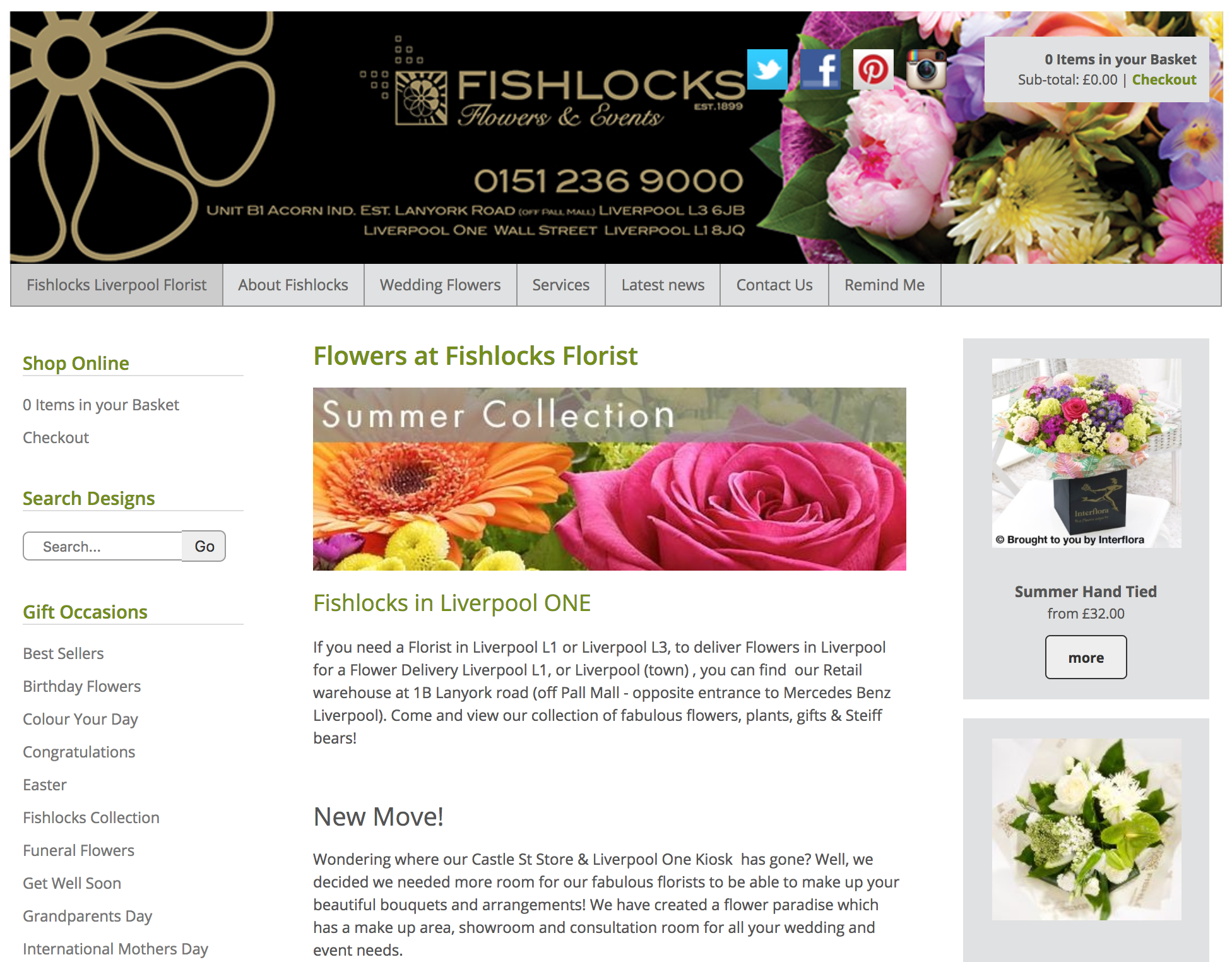 Florist Fishlocks Flowers - Glasgow
