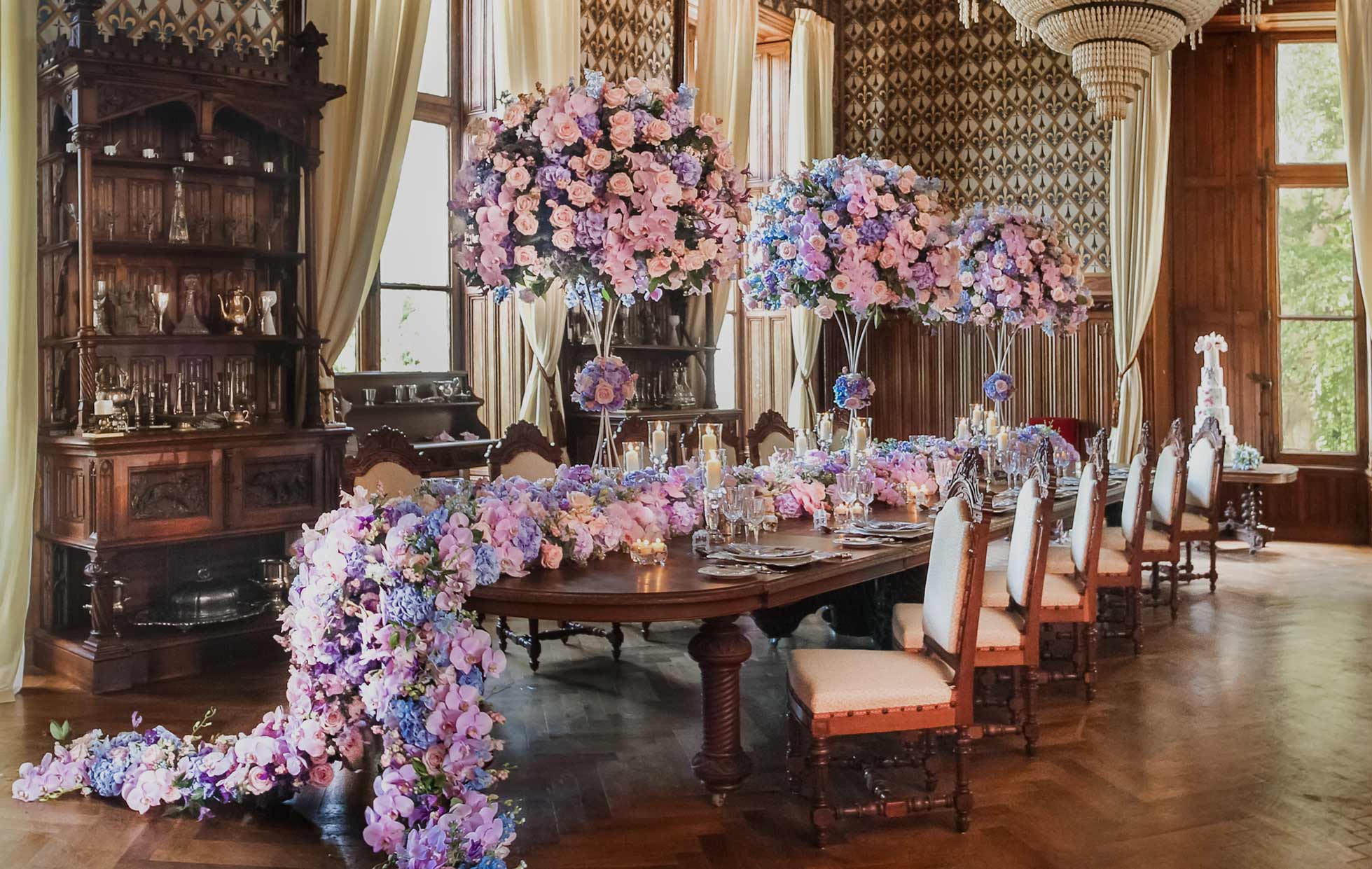 luxury wedding flowers london