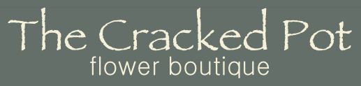 the cracked pot london florist logo