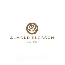 almond blossom florist glasgow logo