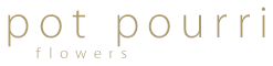 pot pourri flowers london florist logo